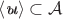 $\langle\textit ы\rangle\subset\mathcal A$ $\langle\textit ы\rangle\subset\mathcal A$