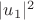 $|u_1|^2$