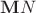 ${\mathbf{M}}N$