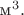 $\text{м}^3.$