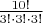 $\frac {10!}{3!\cdot3!\cdot3!}$