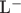 L^-
