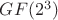 $GF(2^3)$