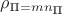 $\rho_\mbox{п}=mn_\mbox{п}$