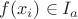 $f(x_i)\in I_a$