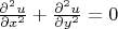 $\frac{\partial^2u}{\partial x^2}+\frac{\partial^2u}{\partial y^2}=0$