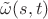 $\tilde{\omega}(s,t)$