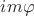$im \varphi$ $im \varphi$