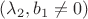 $(\lambda_2,b_1\ne0)$