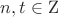 $\[n,t \in {\rm Z}\]$