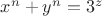 $x^n+y^n=3^z$