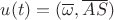 $u(t)=(\overline\omega,\overline{AS})$