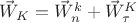 $\vec W_K=\vec W_n^k+\vec W_\tau^K$ $\vec W_K=\vec W_n^k+\vec W_\tau^K$
