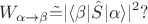 $$
W_{\alpha \to \beta} \tilde {=} |\langle \beta | \hat {S} | \alpha \rangle|^{2}?
$$
