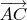 \overrightarrow{AC}
