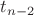$t_{n-2}$