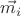 $\vec{m_i}$