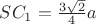 $SC_1=\frac{3\sqrt{2}}{4}a$