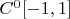 $C^0[-1,1]$