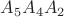 $A_5A_4A_2$