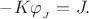 $-K\varphi_{_J} = J.$