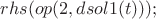 $ rhs(op(2,dsol1(t))); $