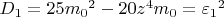 $D_{ кв1}=25{m_0}^2-20z^4m_0={\varepsilon_1}^2$