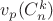 $v_p(C_n^k)$