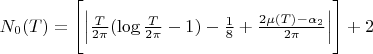 $N_0(T)=\Bigg[\Big|\frac{T}{2\pi}(\log{\frac{T}{2\pi}}-1)-\frac{1}{8}+\frac{2\mu(T)-\alpha_2}{2\pi}\Big|\Bigg]+2$