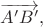 $\overrightarrow{A'B'},$
