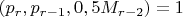 $(p_r,p_{r-1},0,5M_{r-2})=1$