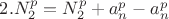 $2. N_2^p = N_2^p + a_n^p - a_n^p$