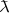 $\rlap{\(\bar{\phantom{a}}\)}\lambda$