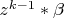 $z^{k-1}*\beta$