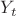 $Y_{t}$