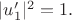 $|u'_1|^2=1.$