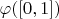 $\varphi([0,1])$