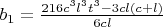 $b_1=\frac{216c^3l^3t^3-3cl(c+l)}{6cl}$