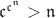 $\mathfrak c^{\mathfrak c^\mathfrak n}>\mathfrak n$