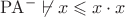 $\mathrm{PA}^- \not\vdash x \leqslant x \cdot x$