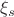 $\xi_s$
