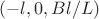 $(-l,0,Bl/L)$