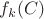 $f_k(C)$