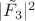 $|\tilde{F}_3|^2$