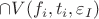 $\cap V(f_i, t_i, \varepsilon_I)$