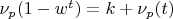 $\nu_p(1-w^t)=k+\nu_p(t)$