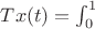 $Tx(t)=\int_0^1$