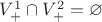 $V_+^1 \cap V_+^2 = \varnothing$