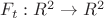 $F_t: R^2 \to R^2$