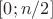 $[0; n/2]$